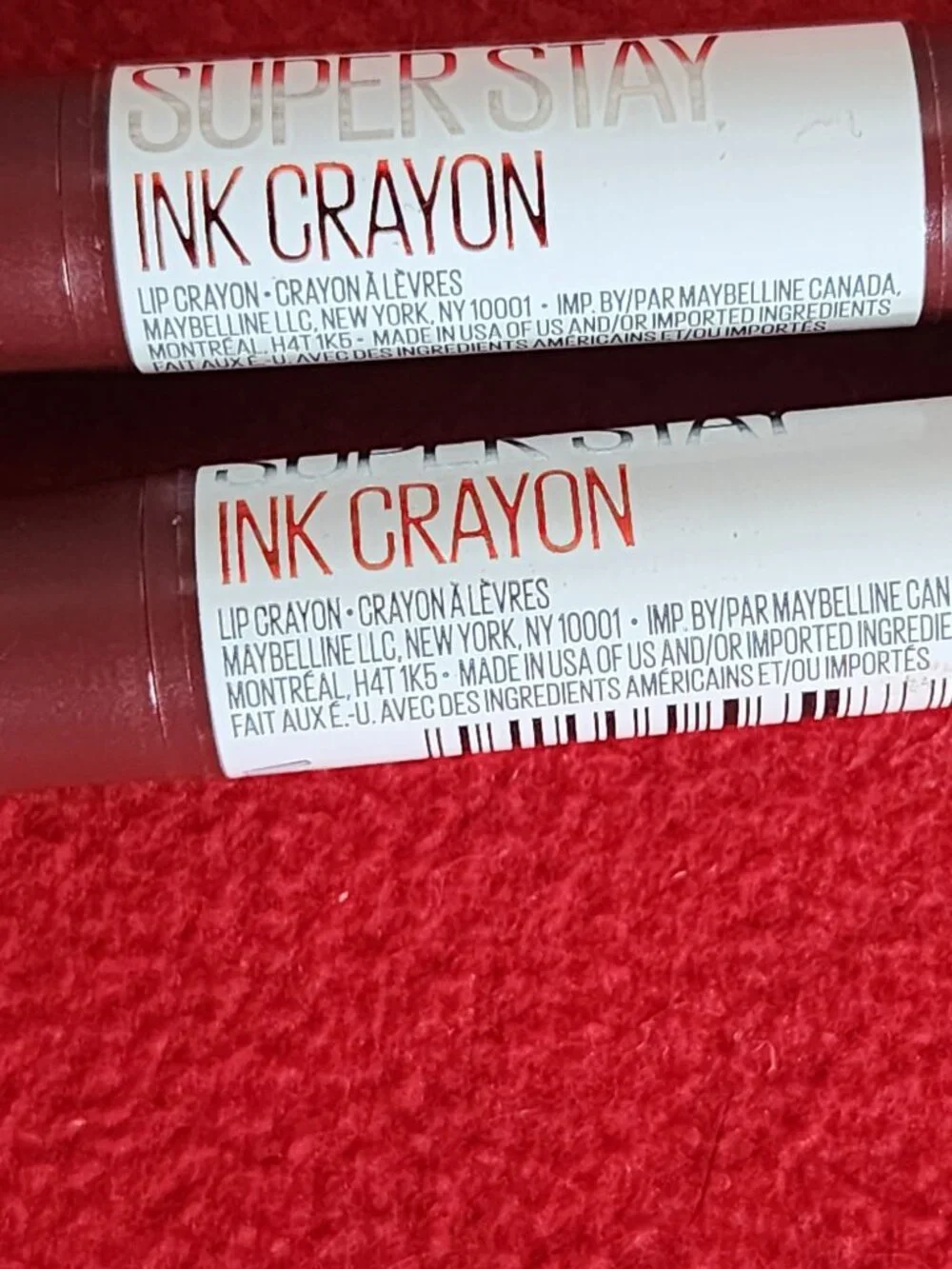 Maybelline New York SuperStay Ink Lip Crayon .04oz Color 65 Settle for More 2PK